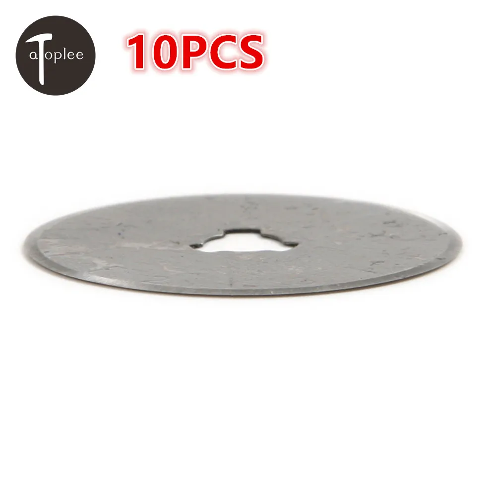 

10PCS 45mm Rotary Cutter Circular Sewing Fabric SKS-7 Cutting Leather Craft Tool Spare Blade Rotary Cut Replacement Blades