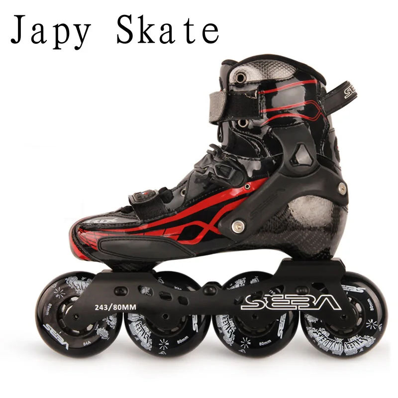 

Japy Skate Original SEBA Trix 10th European Version Boot Slalom Inline Skates Carbon Fiber Boot Sliding Free Skating Patines