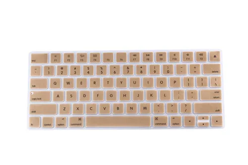 Силиконовая клавиатура Обложка протектор для Клавиатура Apple Magic 2 Desktop США версия Magic беспроводной Bluetooth - Цвет: golden