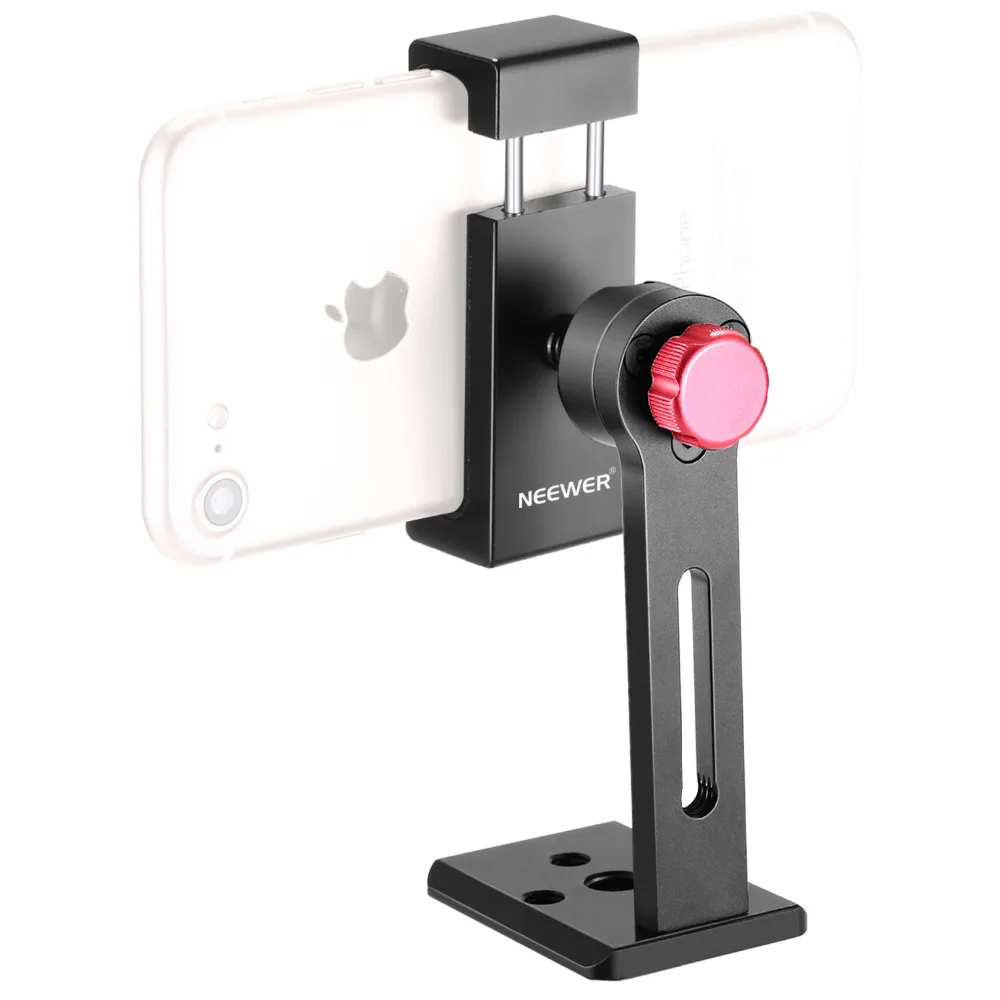 Neewer Metal Cellphone Holder Clip Desktop Tripod Mount Adapter for iPhoneX 8 8plus 7 7plus,Samsung S9 S8, Huawei P9 Smartphone Neewer Metal Cellphone Holder Clip Desktop Tripod Mount Adapter for iPhoneX 8 8plus 7 7plus,Samsung S9 S8, Huawei P9 Smartphone