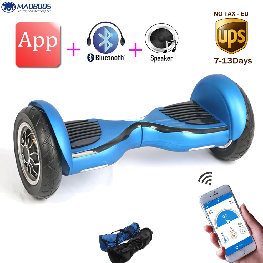 Tax free Hoverboard App self balancing scooter balance font b car b font electric unicycle overboard