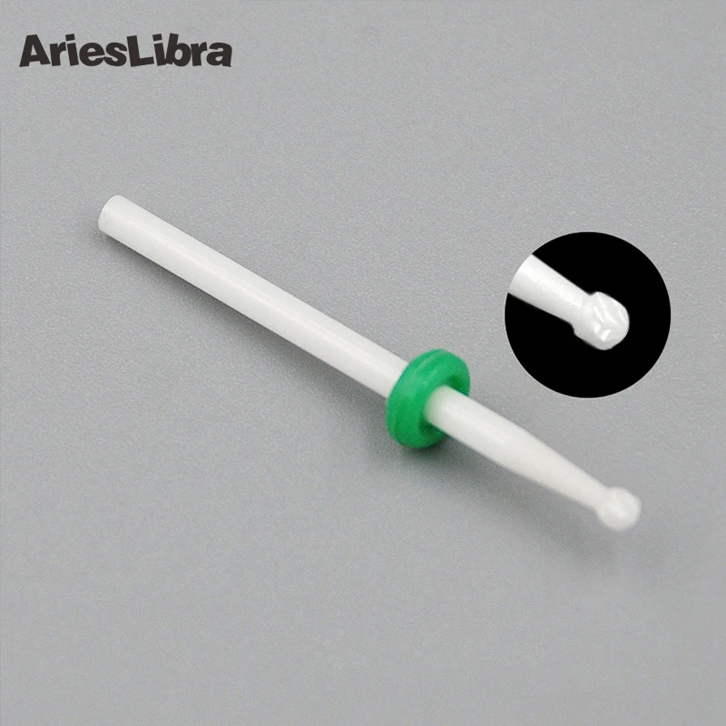 New Round Ceramic Nail Drill Bit Cuticle Clean Bit Cutter for Electric Nail Art Polish Tool Manicure Drill Accessory