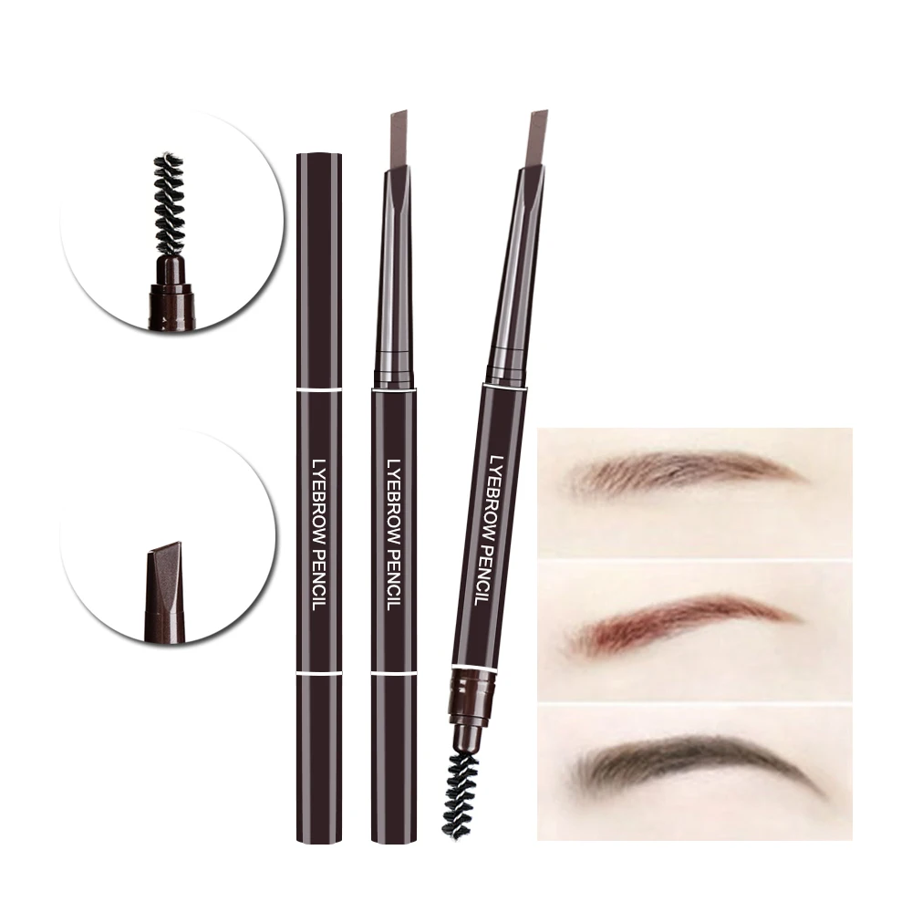 

1PC Professional Automatic Eyebrow Pencil Waterproof Longlasting Eye Brow Pen with Brush Cosmetic Makeup Tools