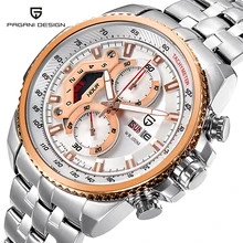 Novo Pagani Projeto Relojes de Los hombres de la Marca luxo Mens Elegante Relógio Relógios Homens Homme Montre Saat Originais vezes
