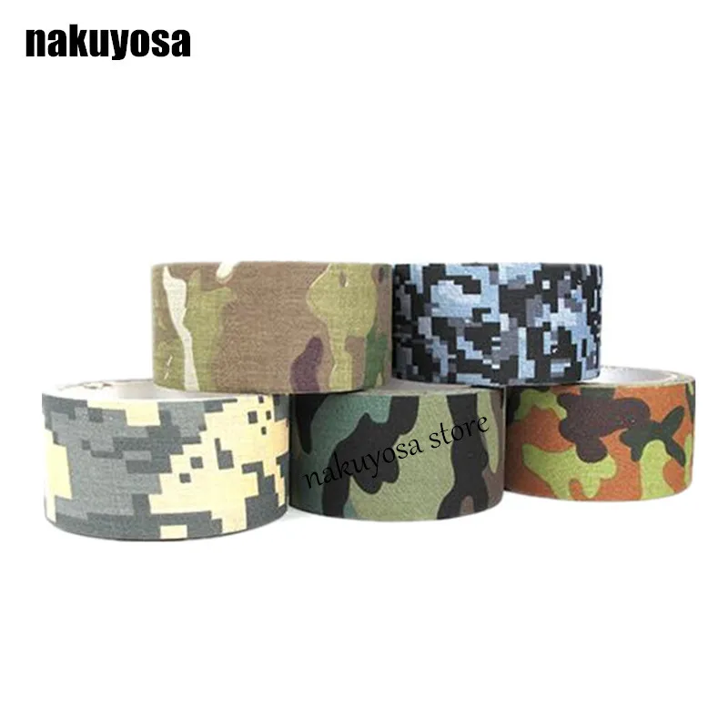 2pcs Camo Wrap Self-adhesive Airsoft Camouflage Stealth Tape For Hunting New