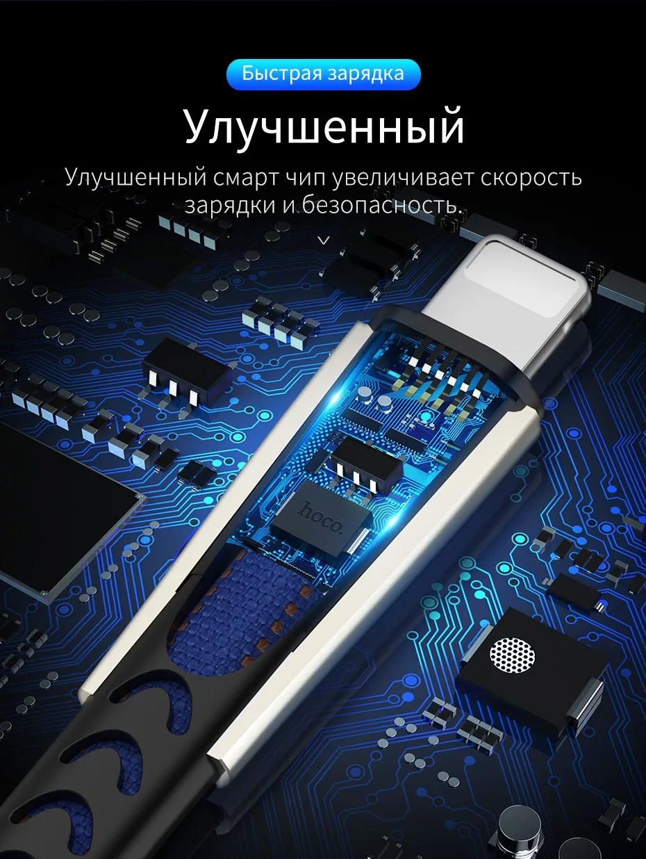 HOCO USB кабель для iPhone Apple X XS MAX XR 8 7 6 5 6s plus Кабель Быстрая зарядка кабель провод зарядки мобильного телефона Usb кабель для передачи данных