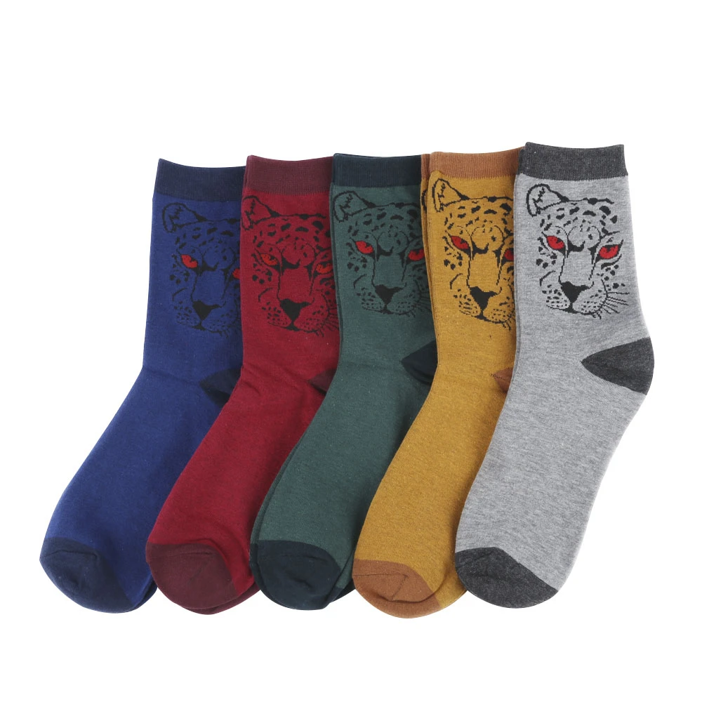 Мужские осенне зимние хлопковые носки с 3D рисунком|socks male|cotton sockssocks 5pairs |