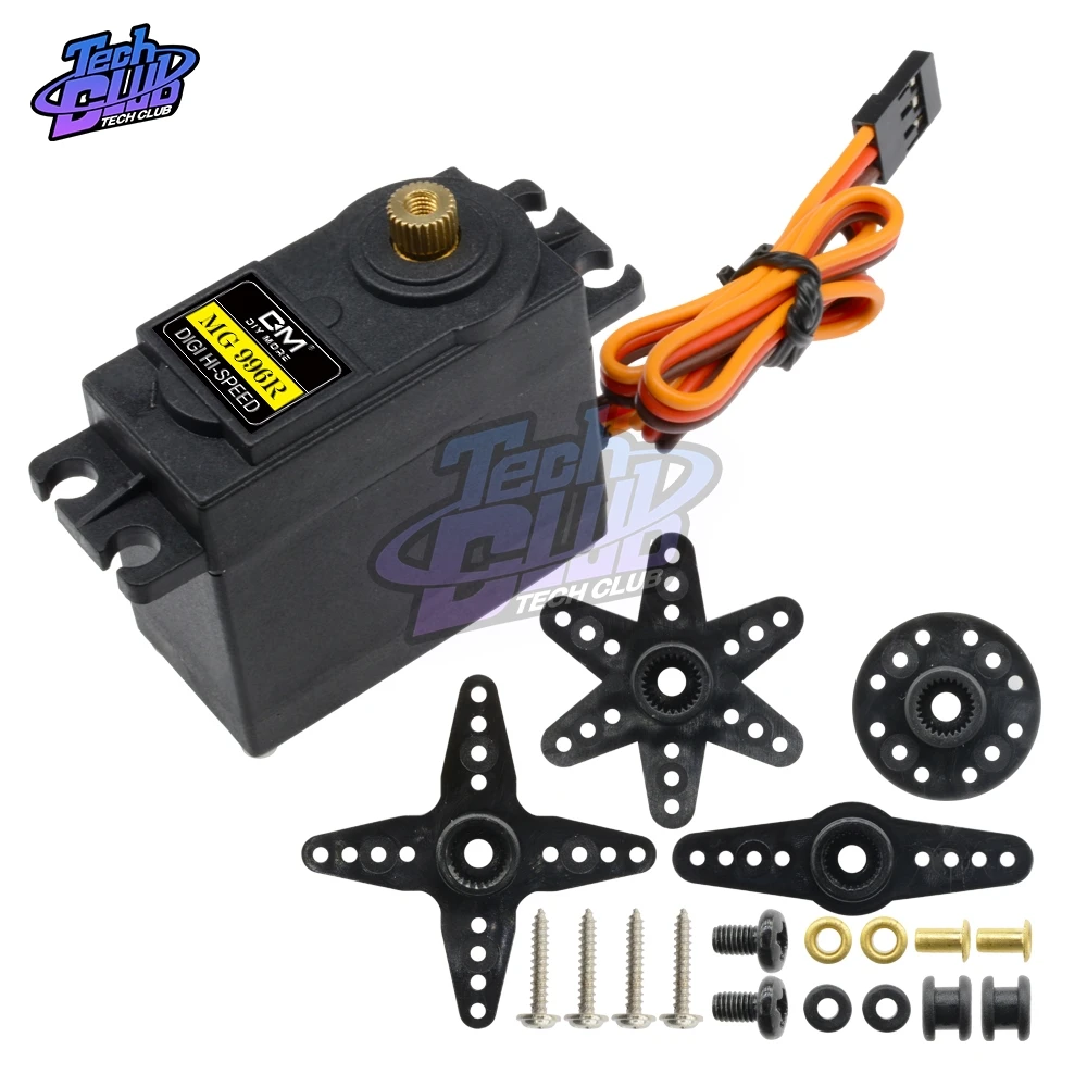 

Servos Digital MG996R MG996 Servo Metal Gear for Futaba JR Car RC Model Helicopter High Speed & Torque