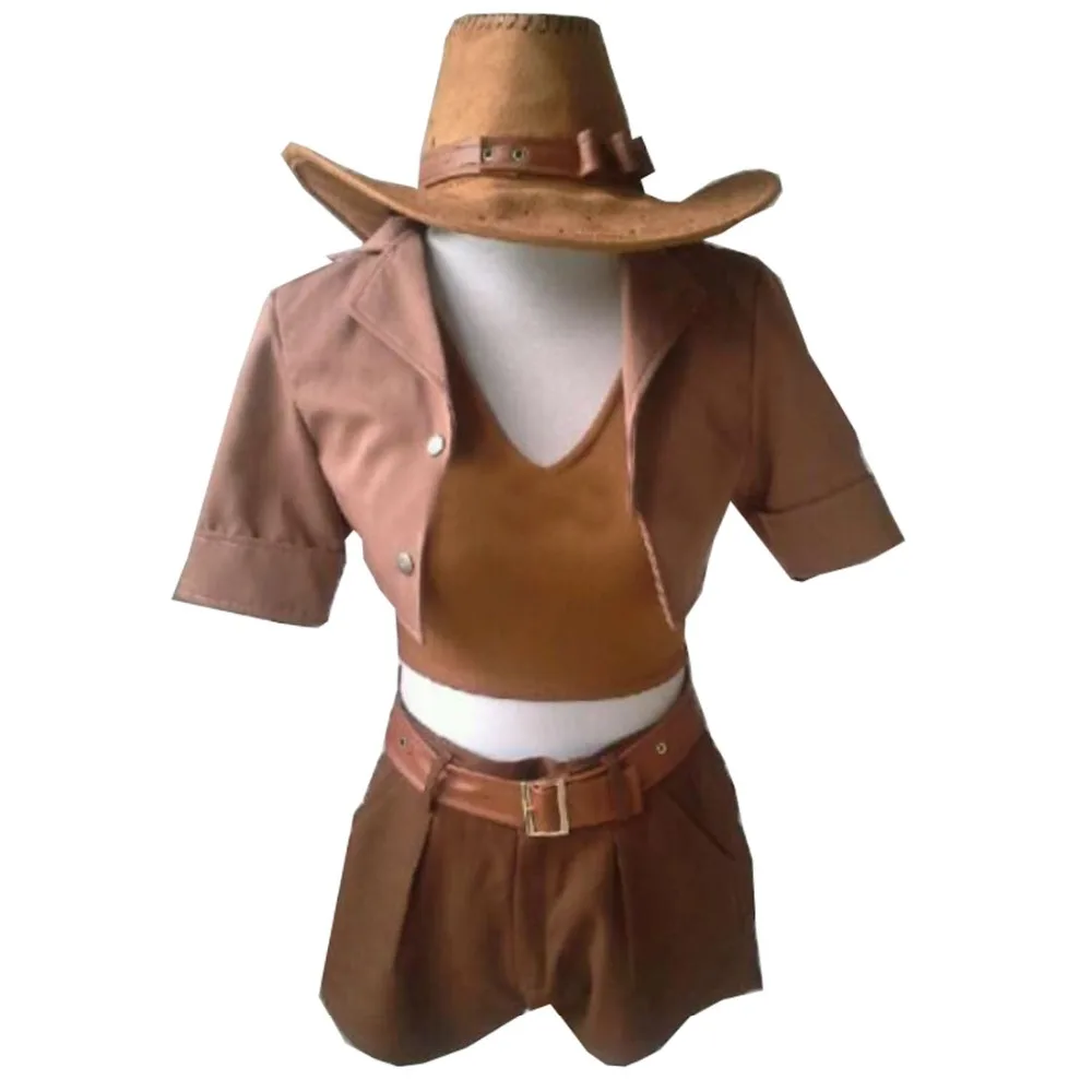 

2019 The Sheriff of Piltover Safari Caitlyn Cosplay Costume Anime Custom Made Uniform