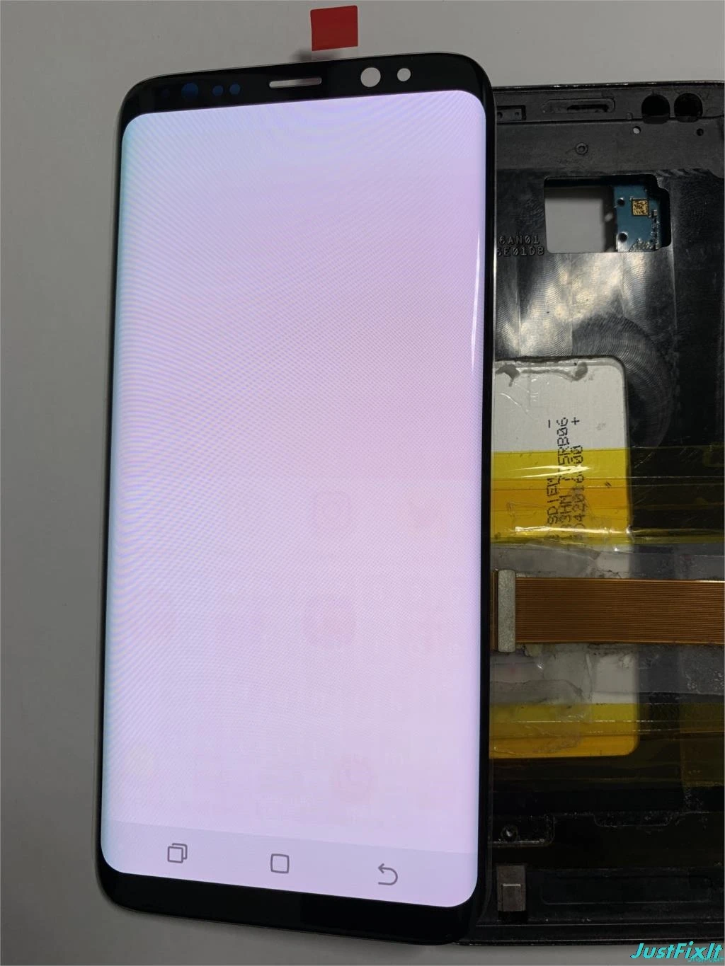 Супер Amoled для samsung Galaxy S9 S9 Plus G965 G960F горящий теневой экран ЖК-дисплей сенсорный экран с рамкой