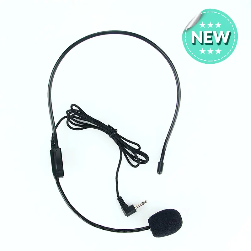 

Vapeonly MY Head-mounted Microphone Studio Speaker Loudspeaker Mini Wired Headwear Microphone For Classroom/Conference/Business