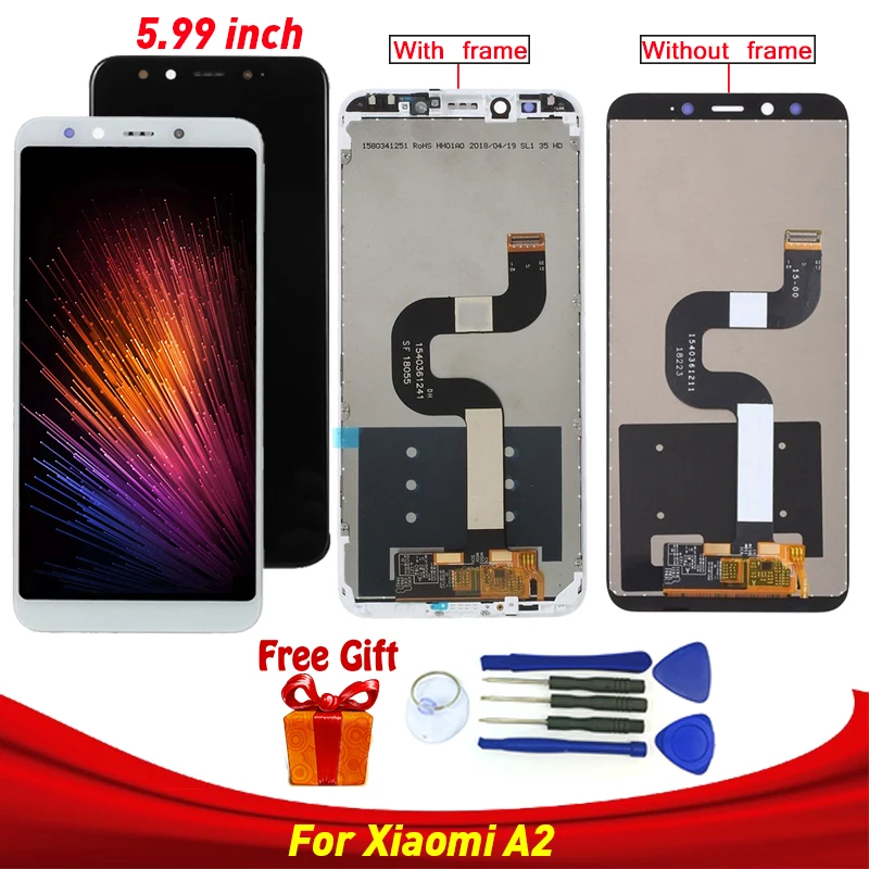 

For Xiaomi Mi A2 Mi 6X lcd display screen replacements For Xiaomi MI 6X MI A2 display lcd screen replacements modules