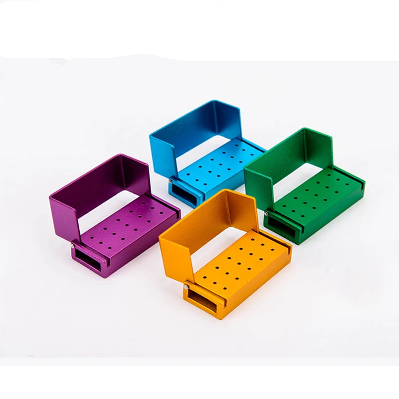 Autoclave Sterilizer Case Dental Aluminium Endo Files Holder Box Block