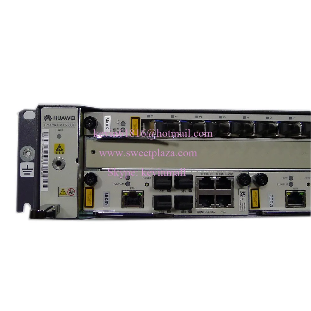 Hua wei mini GPON или EPON OLT MA5608T с 2* MCUD+ 1* MPWC+ 1* GPFD C