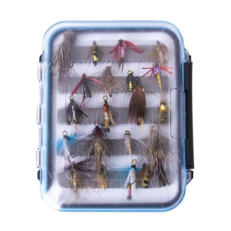 1set 12.5cm*10cm*4cm Fly Fishing Lures Artificial Fishing Bait Feather Hooks Carp Fishing Bait For Fishing accessories pesca