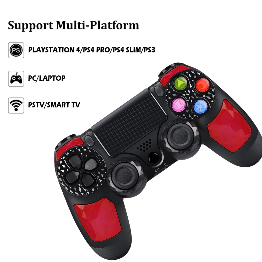 Для sony Ps4 беспроводной пульт управления Bluetooth для Playstation 4 беспроводной двойной шок Вибрационный джойстик геймпады для контроллера Ps4