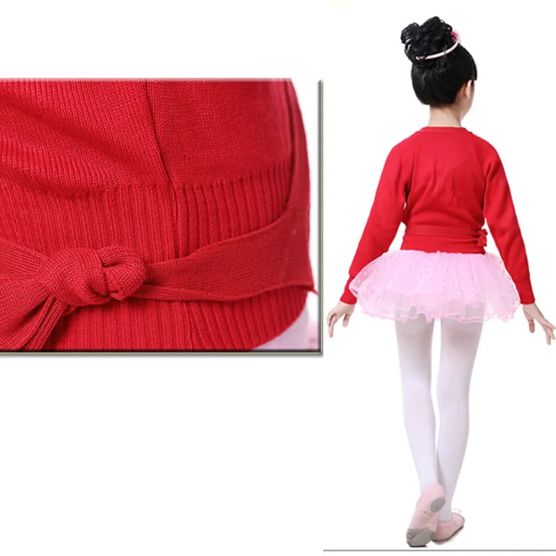 Балерина с длинными рукавами; гимнастическое трико для девочек; детская хлопковая балетная куртка; свитер для танцев; верхняя одежда; пальто; одежда для детей; куртка