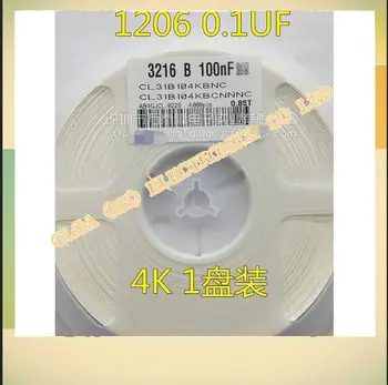 

1206 1206nf (0.1 UF 1206 k) 50v SMD capacit/plate Accuracy: 20%