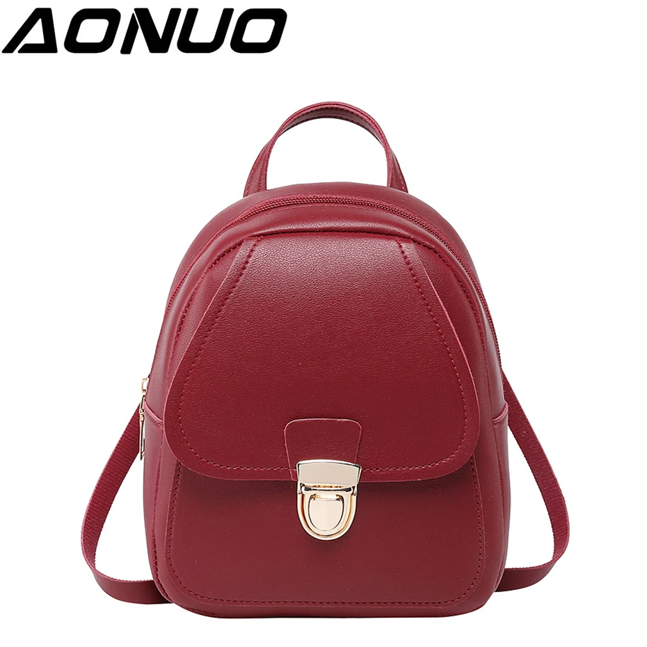 

Korean Style Girls' Backpack 2019 Fashion Multi-Function Small Back pack Women Shoulder Hand bags Female Bagpack School Bag Pack
