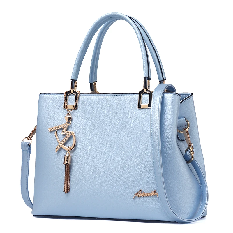 Europe and the United States Genuine Leather designer handbags high quality Calfskin Saffiano simple and stylish shoulder bags