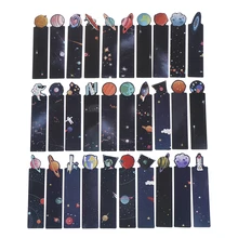 30 шт./упак. планета Закладка сообщения карты Творческий Galaxy бумага Book держатель книги школьные офисные принадлежности материал Escolar