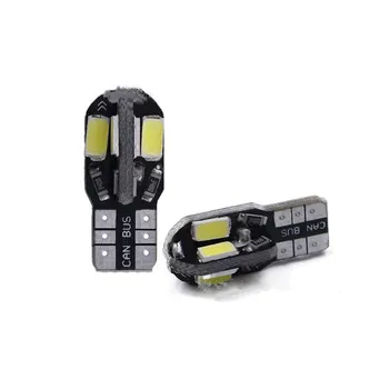 

6 pcs of Canbus T10 8smd 5630 5730 LED car Light Canbus NO OBC ERROR T10 W5W 194 SMD Led Bulb clearance light