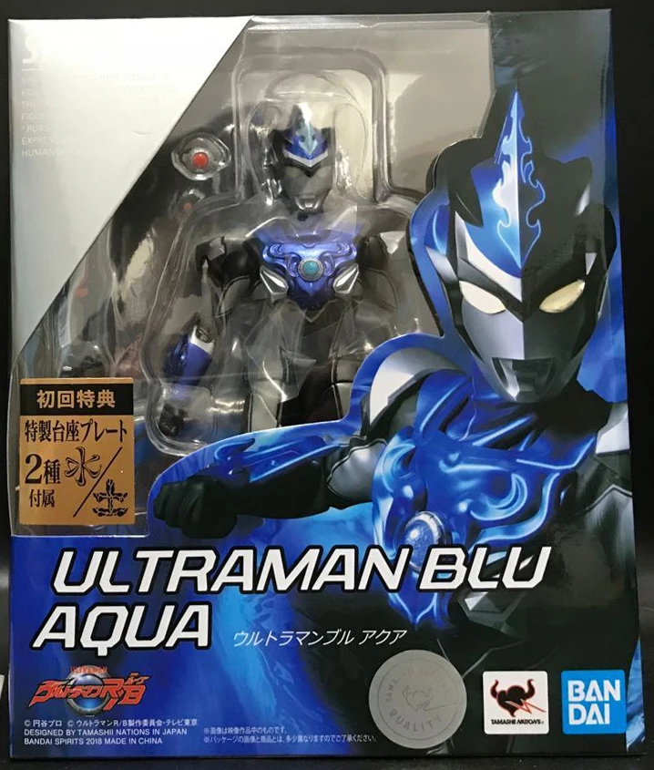 Оригинальный Флай духи тамаши страны с. Х. Фигурка фигурка/SHF Ultraman Blu Aqua|Игровые
