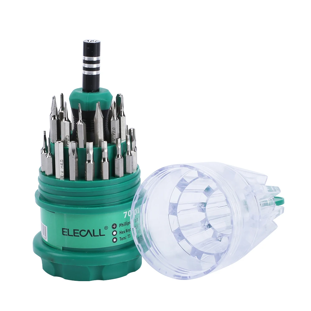 

ELECALL 31 In1 Multifunction Screwdriver Set Multitool Kit Torx Screw Driver Kit Repairing Tools For Iphone Laptop Tablet Watch