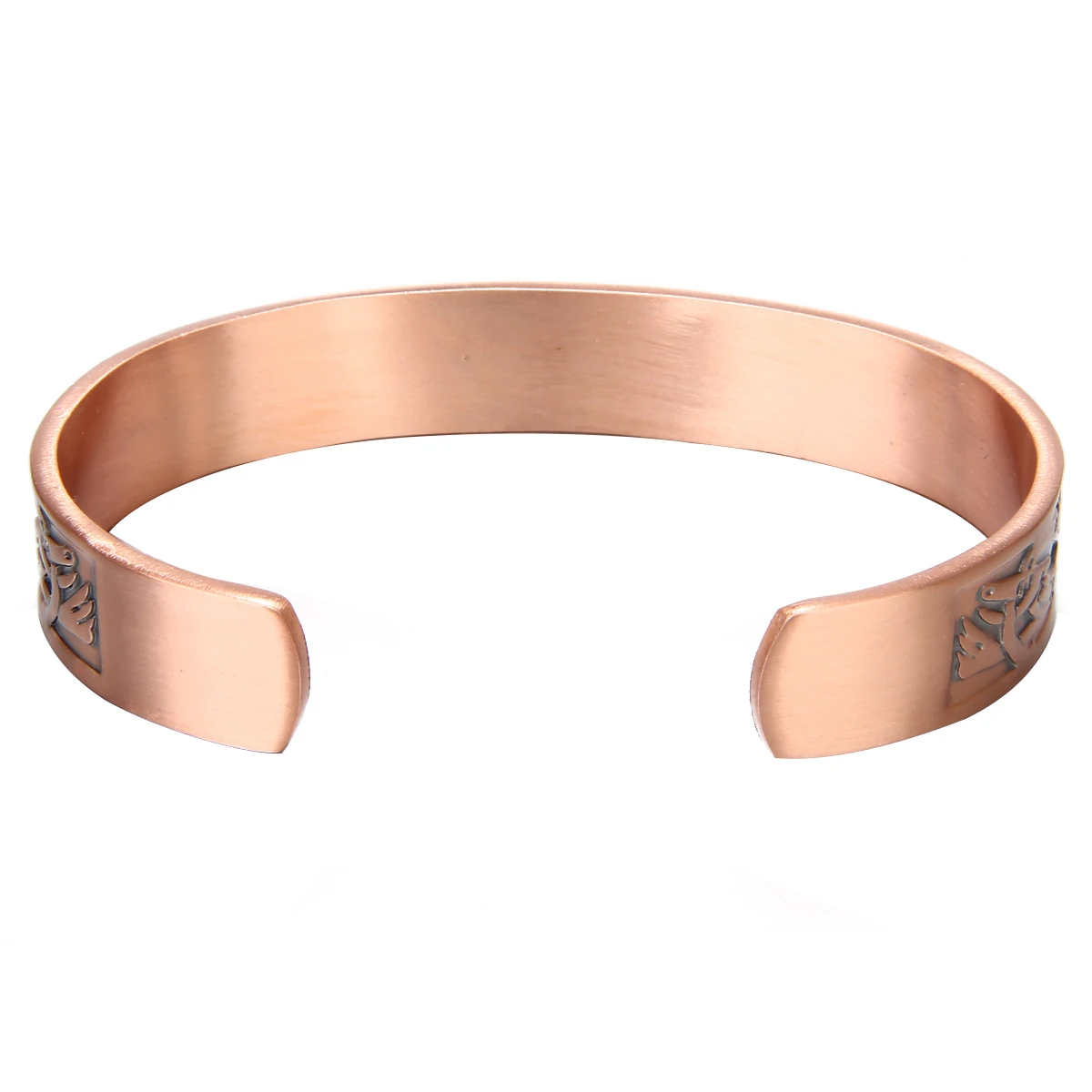 1pc Pure Solid Copper Magnetic Bracelet Pain Relief Arthritis Therapy Health Care For Women Power Therapy Magnets Sleeping
