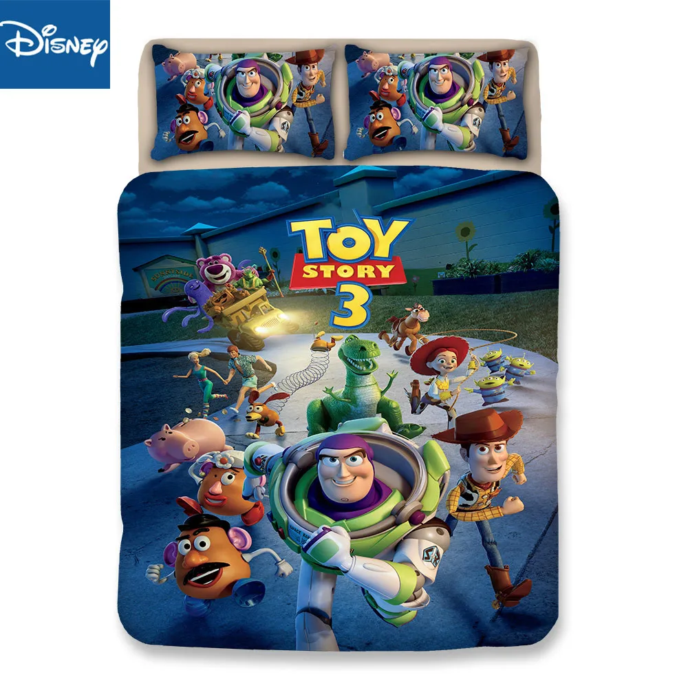 

Woody Jessie bedding sets queen size Toy Story 3D printed duvet cover set 3/4pc Home Textile King size bed set birthday gift hot