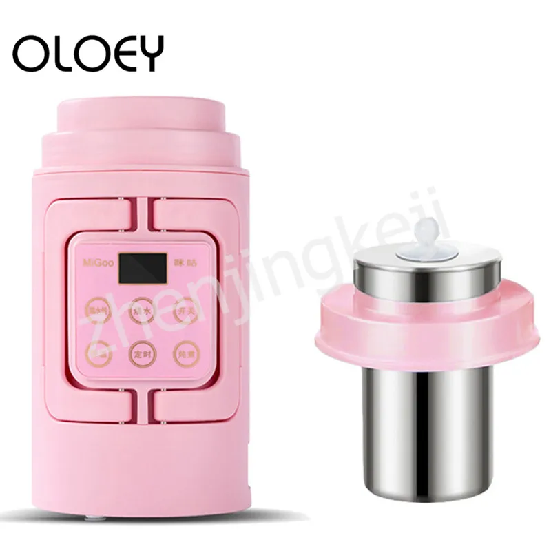 

Portable Electric Kettle Mini Foldable Low Power Push Button Multi-functional Stew Insulation Timing Mini Non-stick Pan Mute