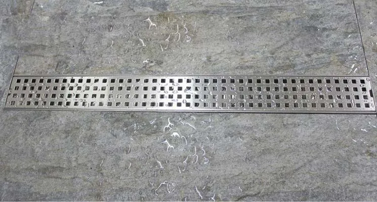 

Floor Drain 304 Stainless Steel Deodorization And Anti Blocking Rectangular (size: 60cmX6.8cm)