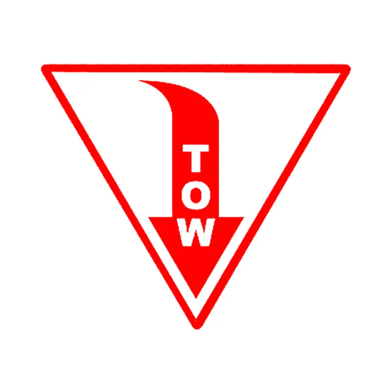 

15.6cm*13.4cm Tow Point Interesting Vinyl Car Sticker Motorcycle Fashion Personality Creative Decals