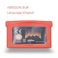 

Doom Series 32 Bit Video Game Cartridge Console Card Doom EU Version English Language Version