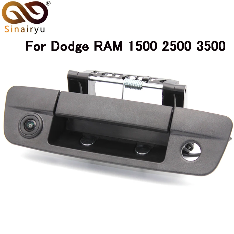  Sinairyu Auto Accessories Car Tailgate Handle Truck Reverse Rear View Parking Camera For Dodge RAM 