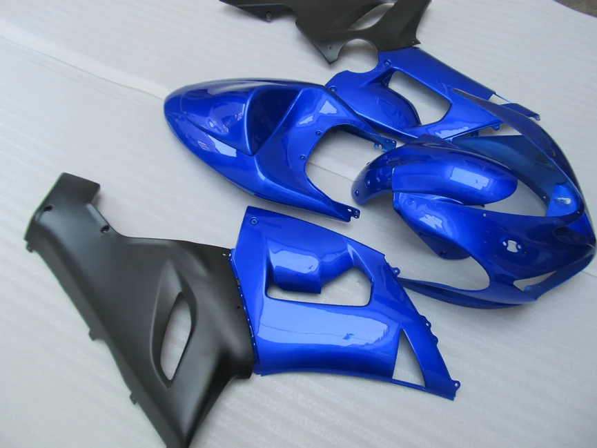 Motorcycle Fairing Kit for KAWASAKI Ninja ZX6R 636 05 06 ZX 6R 2005 2006 zx6r ABS TOP Blue black