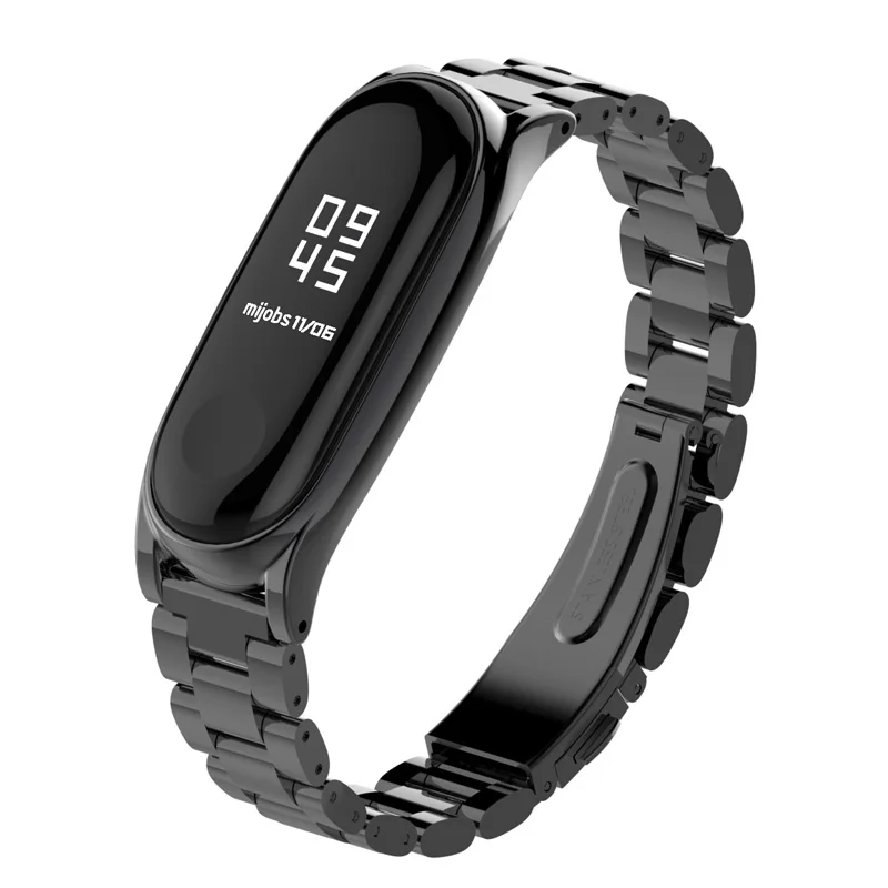 Mi jobs mi Band 4 металлический ремешок из нержавеющей стали для Xiaomi mi Band 3 аксессуары для браслетов умные часы mi 4 браслеты mi band 4
