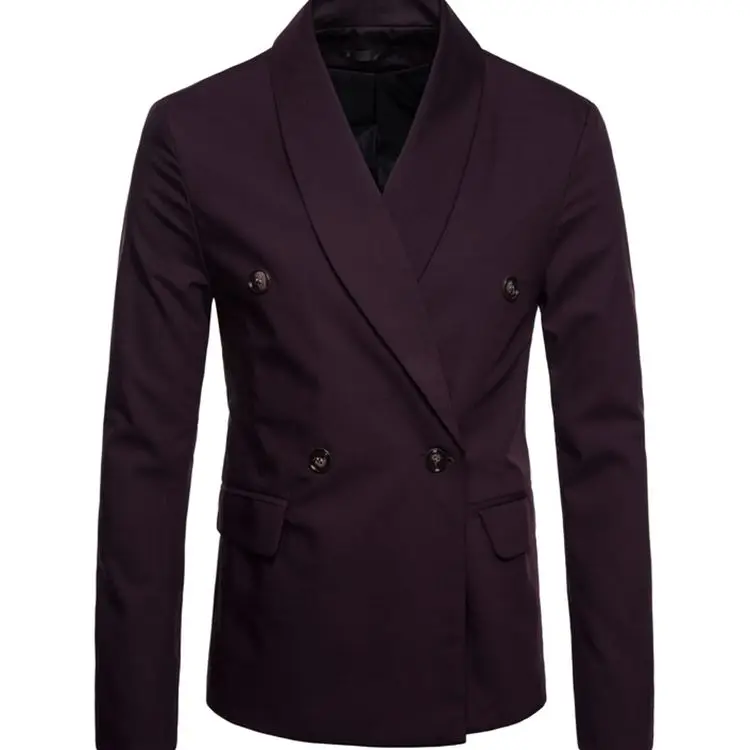 New mens casual color large size double-breasted green fruit collar blazer fashion business fit comfortable high quality clothes New mens casual color large size double-breasted green fruit collar blazer fashion business fit comfortable high quality clothes
