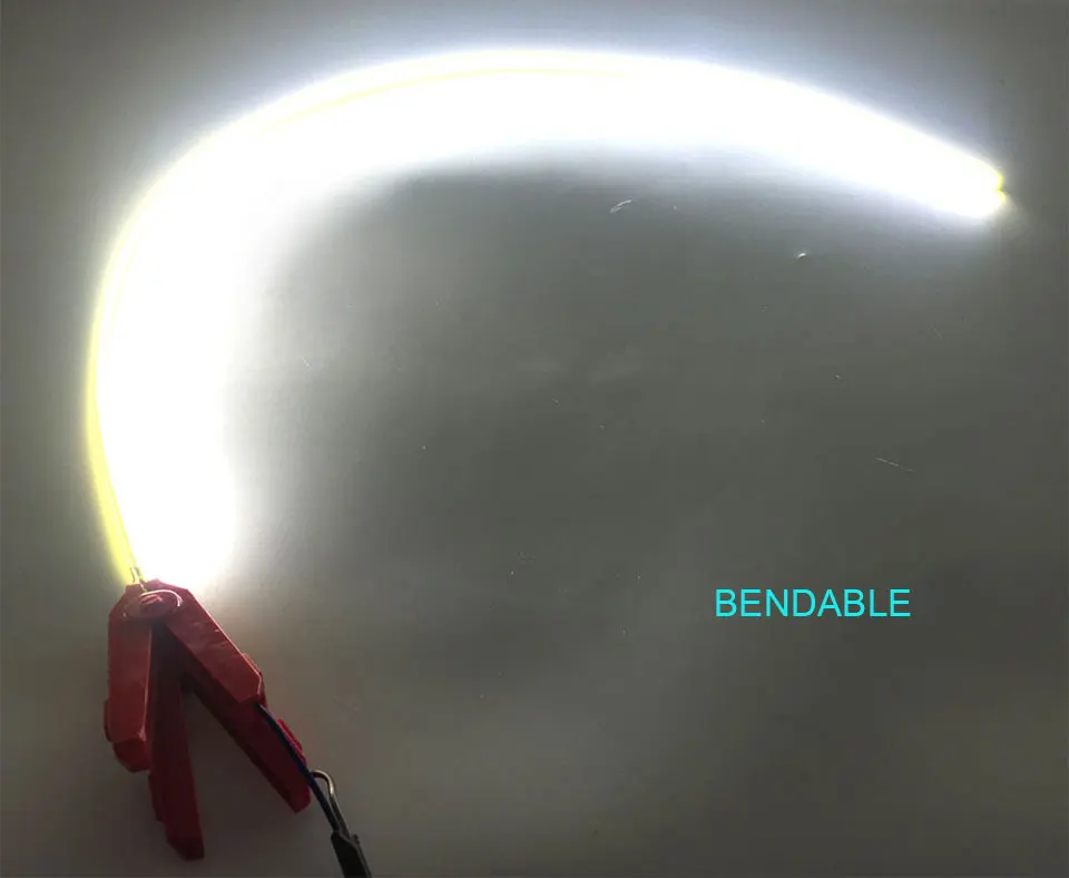 10pcs 400x6MM COB LED Light Strip Warm Cold White Dimmable LED Lamp 12V 15W 40CM 15.7in Bar Lights 400MM Car Bulb Lighting (19)