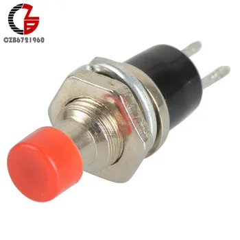 

5PCS Red PBS-110 Lockless ON/OFF Push button Switch Press the reset switch