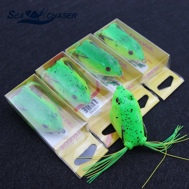 5pcs Big 6cm 11g Topwater Frog Hollow Body Soft Fishing Lures Crankbait Bass  Hooks Baits Tackle Mix colors Free Shipping - AliExpress