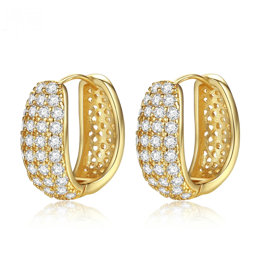 

fashion gold color hoop earrings