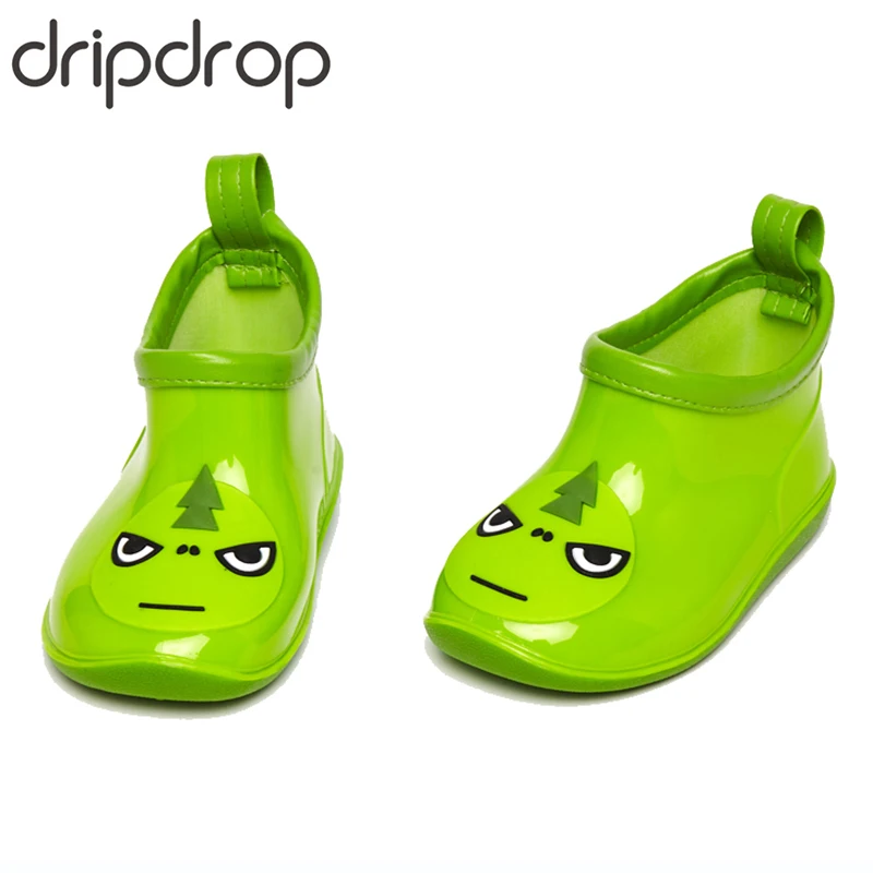 

Waterproof Rain Boot for Kids Girl Ankle Boots Boys Garden Shoes Cartoon Jelly PVC Rain Shoes