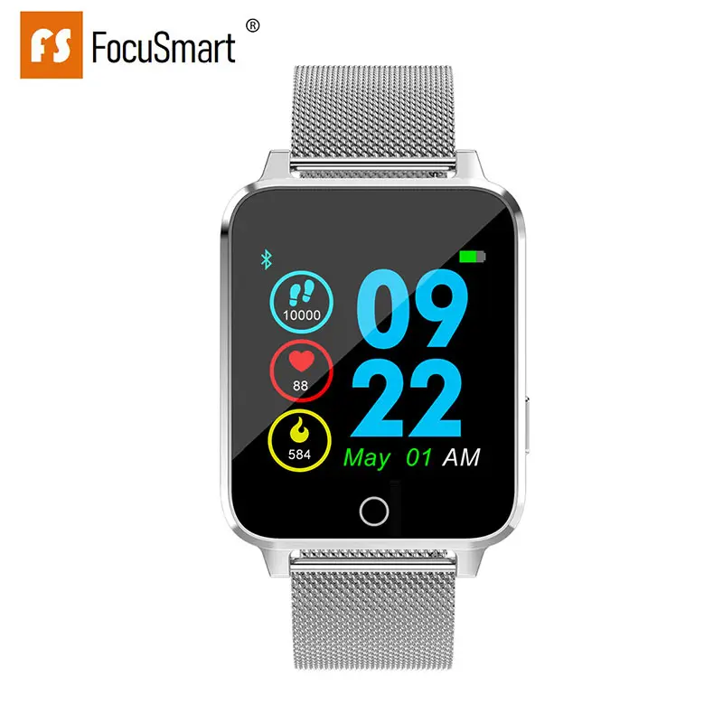 

FocuSmart X9 Smart Fitness Bracelet Color Screen Waterproof Heart Rate Smart Bands Blood Pressure Activity Tracker Sport Bands