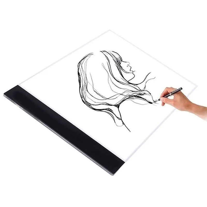 Original Digital Tablets A4 LED Graphic Artist Thin Art Stencil Drawing  Board Light Box Tracing Table Pad Three-level For Copy