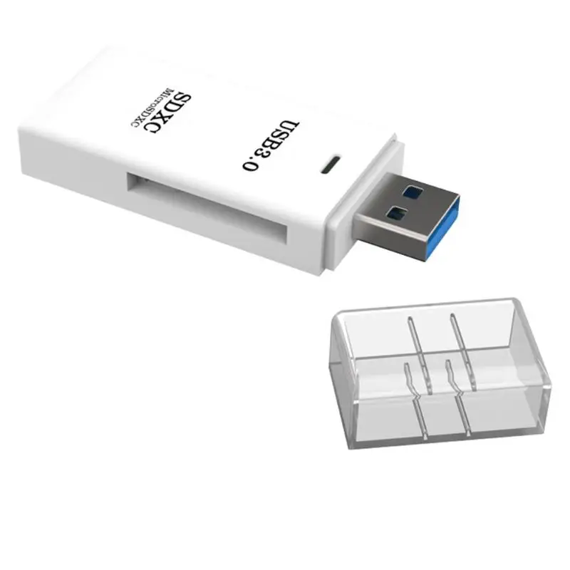 Мини Портативный высокоскоростной 5 Гбит/с USB 3,0 TF/SD Card Reader ноутбук Настольный ПК компьютер для samsung тетрадь