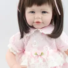 20 дюймов 52 см Прекрасные куклы для девочек виниловые reborn baby кукольные бонеки Brinquedos Meninas детские игрушки