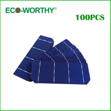 ECO WORTHY High Effeciency 100pcs 6x2 156 58 5mm Solar Photovoltaic Cells for DIY 180w Solar