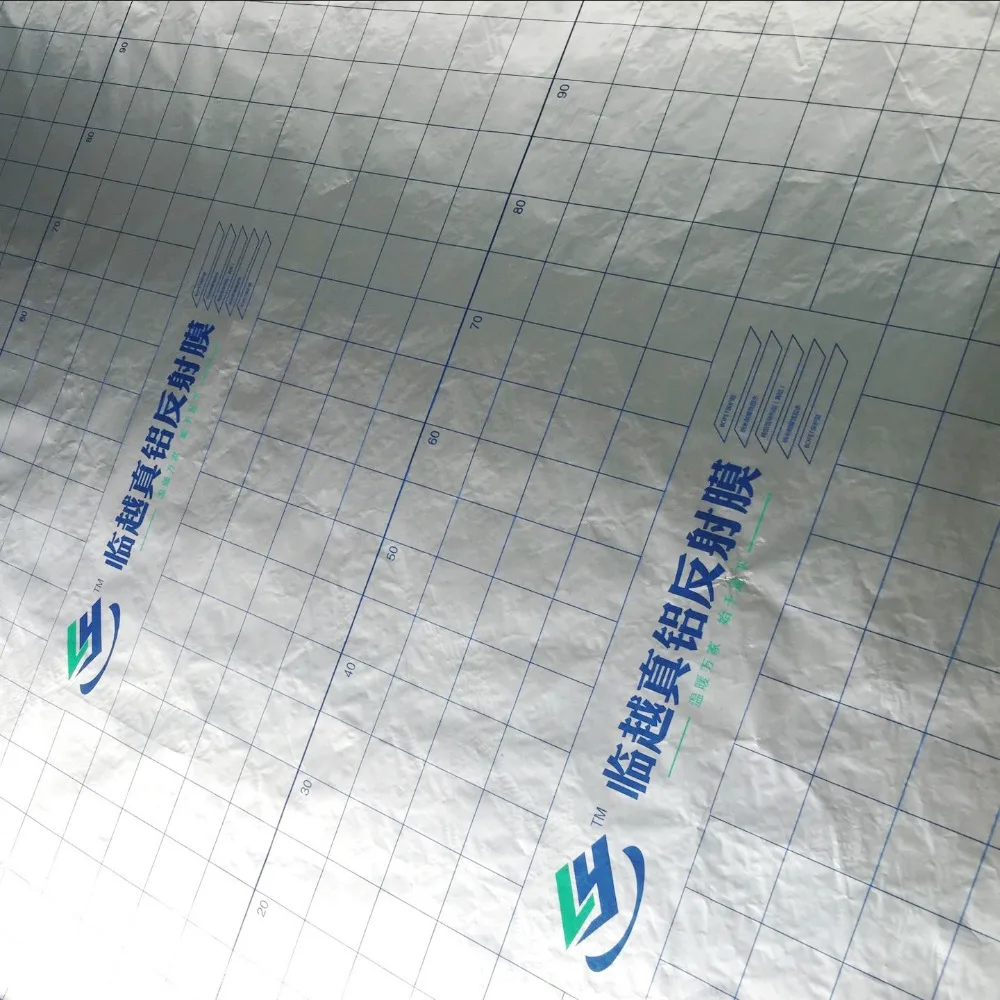 Energy Saving Reflective Film Aluminum Foil Insulation Thermal Material For Floor Heating System, 100m2/lot