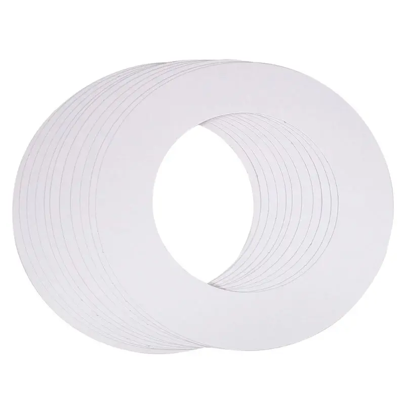 

10Pcs/Set Standard Wax Warmer Clean Widen Heavy Round Paper Collars Professional Protective Ring for 14oz Wax Heater Pot